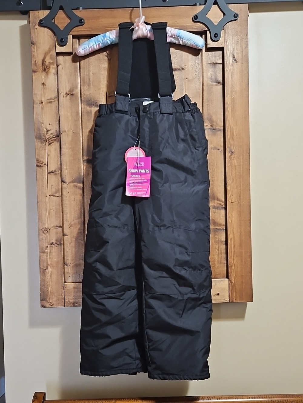 The Children's Place Black Snow Pants Girls 8 NWT